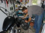 The work started